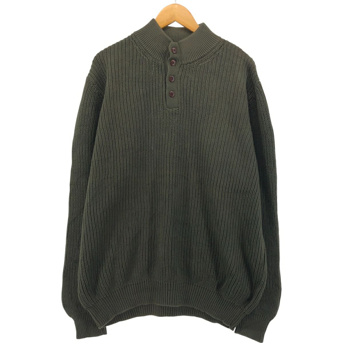 古着 90～00年代 エルエルビーン L.L.Bean ヘンリーネック コットン