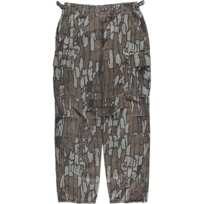 90s Mossy oak ツリーカモ カーゴパンツ ヴィンテージ 迷彩 M 90s - vintage リアルツリーカモパンツ 鬼ワイド カーゴパンツ