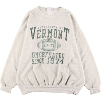 古着 ビックサイズ リー Lee UNIVERSITY OF VERMONT バーモント大学 ...