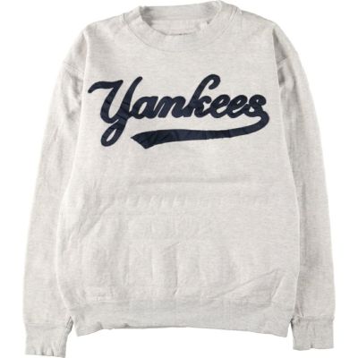 古着 Majestic MLB NEW YORK YANKEES ニューヨークヤンキース スウェットシャツ トレーナー メンズM ヴィンテージ /eaa412773 【中古】 【240126】 ss2503_50