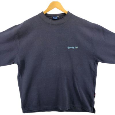 LIGHTNING BOLT ライトニングボルト90sスウェットビッグシルエット 古着 ～90年代 ライトニングボルト LIGHTNING BOLT プリント