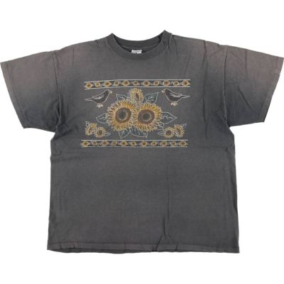 古着 90年代 デルタ DELTA プリントTシャツ USA製 メンズXL相当