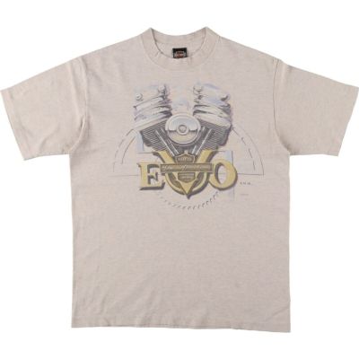 【vintage ハーレーダビッドソン　Tシャツ】80s エルヴィス　Mサイズ 古着 80年代 ハーレーダビッドソン Harley-Davidson ELVIS