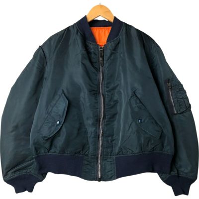 古着 90年代 民間品 アルファ ALPHA MA-1タイプ 中綿入り ミリタリー