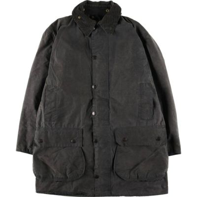 古着 80～90年代 バブアー Barbour BORDER ボーダー フード付き 旧3