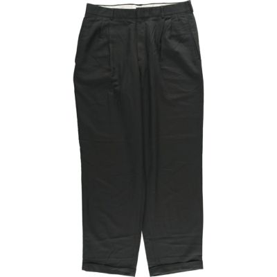 古着 50's ヴィンテージ ツータック サマースラックス 黒 古着 50's ヴィンテージ ツータック サマースラックス 黒 古着 50's