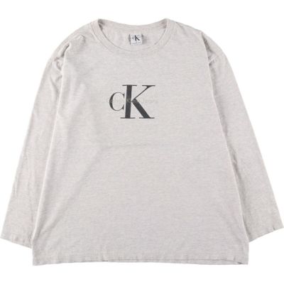 古着 90～00年代 カルバンクライン Calvin klein ロングTシャツ ロンT
