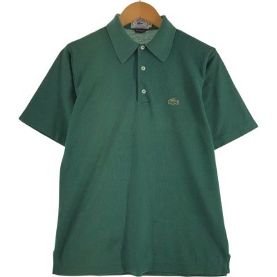 古着 80年代 ラコステ LACOSTE IZOD 半袖 ポロシャツ メンズM