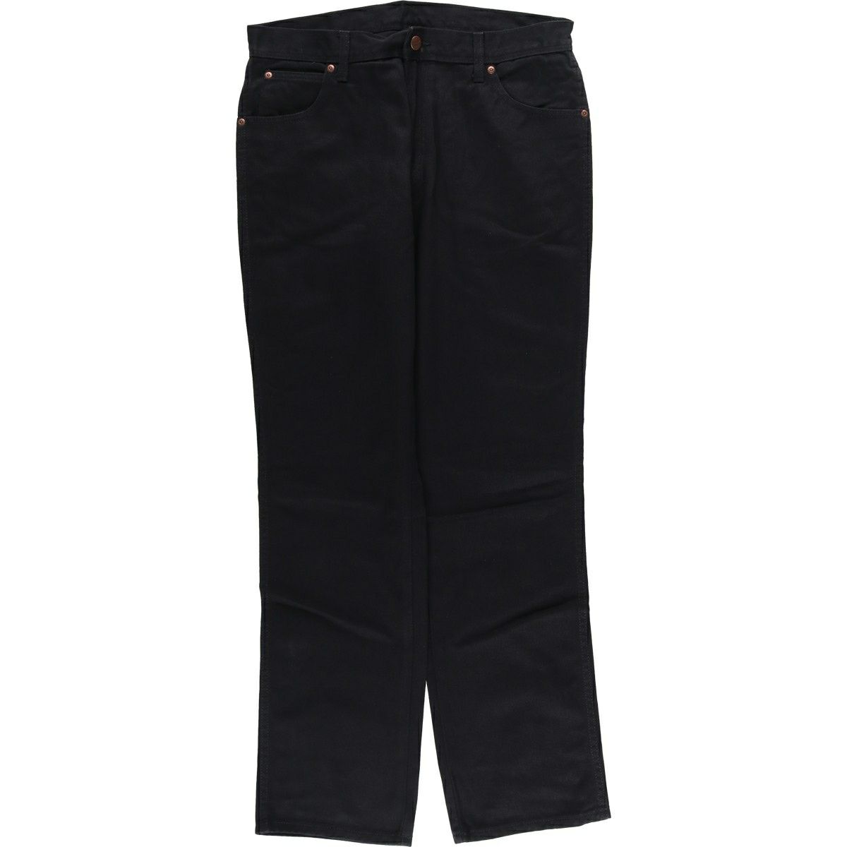 古着 リー Lee REGULAR FIT ブラックデニム ストレートデニムパンツ