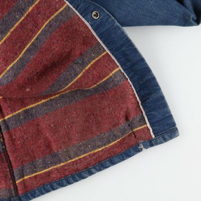 CARTERS 60s ヴィンテージカバーオール　円形タグ　ブランケット無し 60s- カーターズ カバーオール 濃紺 インディゴブルー L相当