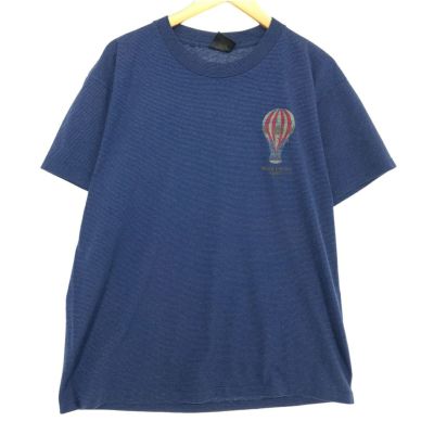 古着 90年代 TENNESSEE RIVER ボーダー柄 バックプリント