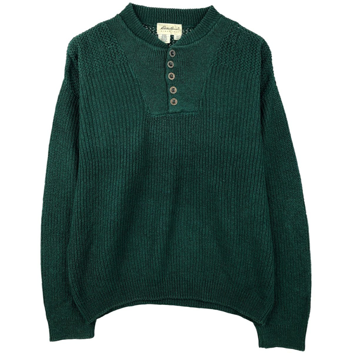 古着 00年代 エディーバウアー Eddie Bauer ヘンリーネック サーマル