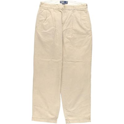【新品/未使用】3L Ralph Lauren オレンジ ワイドパンツ タグ付 POLO RALPH LAUREN(ポロラルフローレン) カーゴパンツ オレンジ