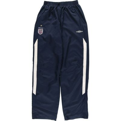 古着 アンブロ UMBRO イングランド代表 ウォームアップパンツ ナイロン