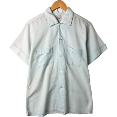 古着 60年代 アロー Arrow 半袖 ポリコットンシャツ USA製