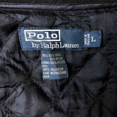 Polo Ralph Lauren ウール スポーツ ジャケット ネイビー L ラルフローレンフルジップウールスポーツジャケット