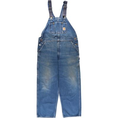 古着 ビッグサイズ カーハート Carhartt デニムオーバーオール
