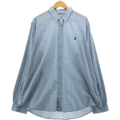 古着 ラルフローレン Ralph Lauren 長袖 ボタンダウンチェック