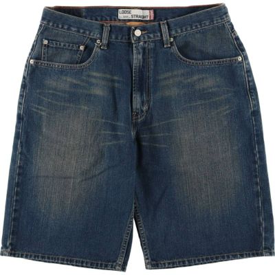 Levi's 569 極太 ワイドシルエット デニムハーフパンツ W34
