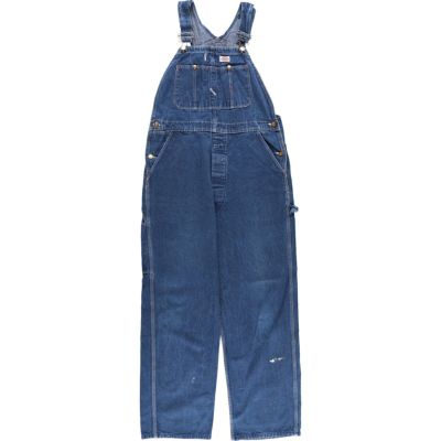 Dickies 濃紺デニムオーバーオール/サロペット 超ビッグサイズ