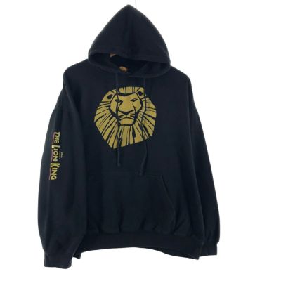 古着 THE LION KING ライオンキング 袖プリント スウェットプル