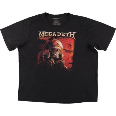 MEGADETH】ロックTシャツ メンズ バンドTシャツ メンズ MEGADETH
