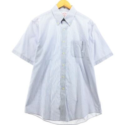 【新品未使用】ブルックスブラザーズ ボタンダウン シャツ チェック ブルー L ブルックスブラザーズ ボタンダウン 長袖シャツ チェック L