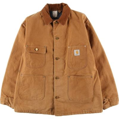 古着 00年代 カーハート Carhartt ミシガンチョアコート デニム