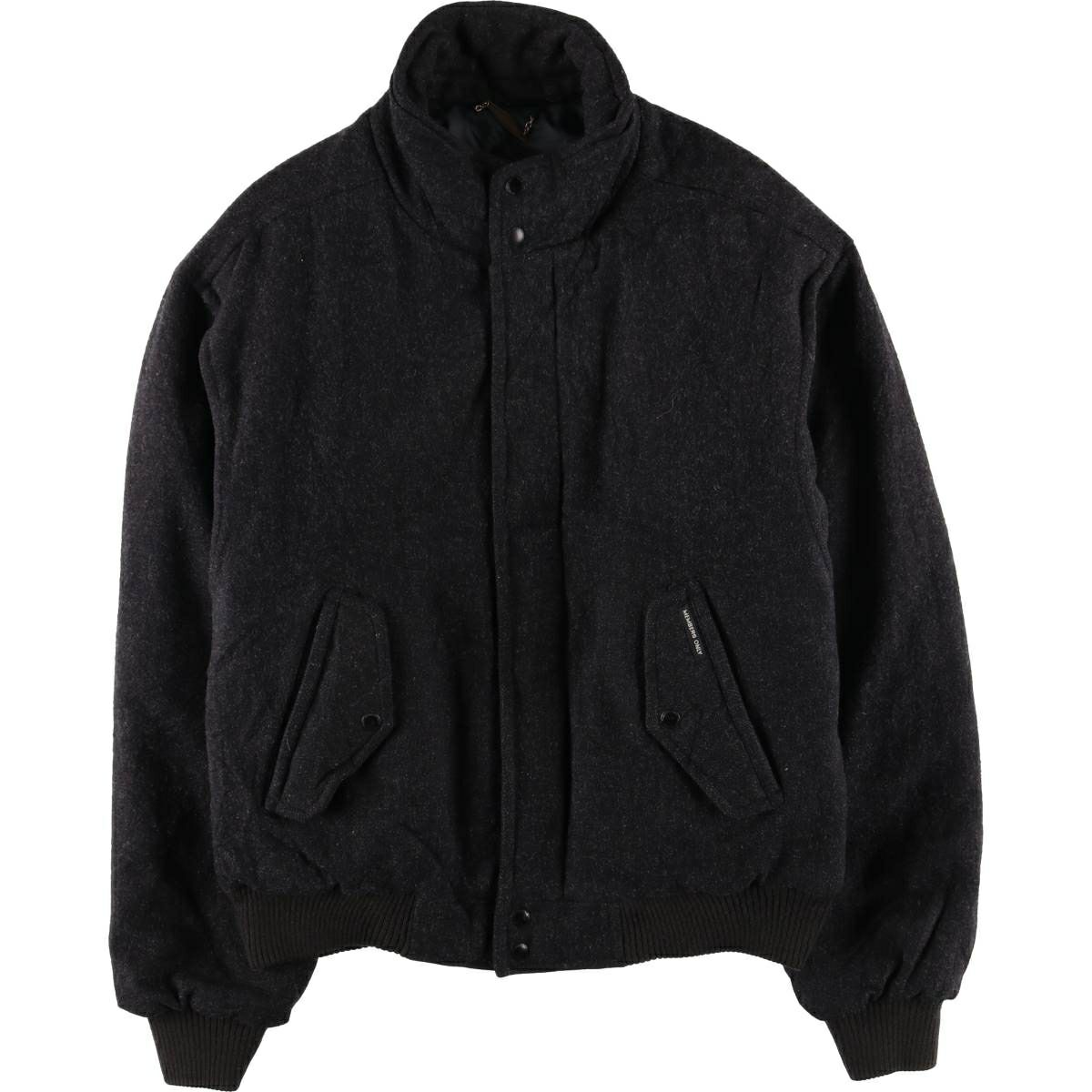 古着 MEMBERS ONLY 中綿入り ウールスポーツジャケット ハリントン