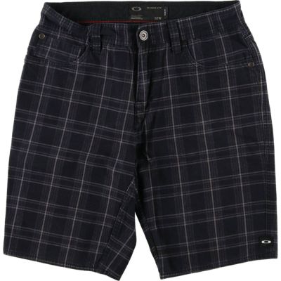 古着 オークリー OAKLEY チェック柄 コットンショーツ ハーフ