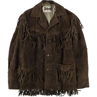 古着 90年代 ショット SCHOTT ファイヤーマンジャケット メンズS