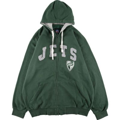 古着 スターター Starter NFL NEWYORK JETS ニューヨークジェッツ 中綿