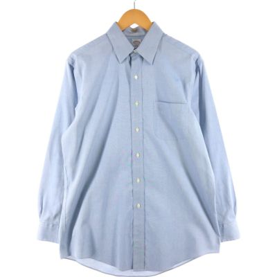古着 ブルックスブラザーズ Brooks Brothers SLIM FIT 長袖 コットンシャツ メンズM相当 /eaa510161 【中古】 【241229】