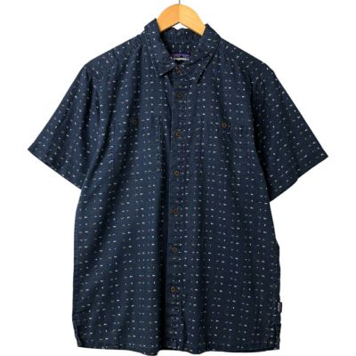 古着 パタゴニア Patagonia チェック柄 半袖 コットンシャツ