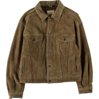 古着 ディーゼル DIESEL LEATHER CIE トラッカータイプ 中綿入り