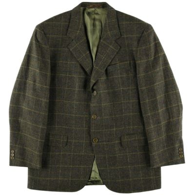 古着 バーバリー Burberrys ガンクラブチェック テーラードジャケット