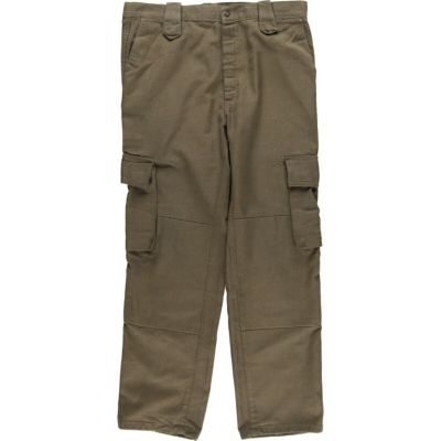 90s 南アフリカ軍ヌートリアブラウンカーゴパンツ ダブルニー美品 古着 南アフリカ軍 ヌートリアブラウン ダブルニー ミリタリー