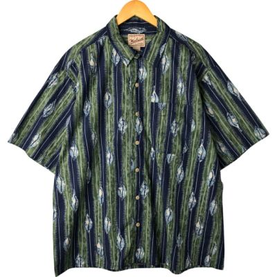 【美品】WOOL RICH　ペイズリー柄　総柄　ヴィンテージシャツ　ウールリッチ 90-00's Woolrich 総柄 ボタンダウンシャツ - used&vintage box
