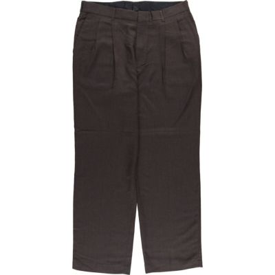 古着 ハガー HAGGAR BLACK LABEL ツータック スラックスパンツ