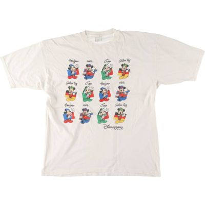 古着 90年代 ディズニー DISNEY MICKEY MOUSE ミッキーマウス キャラクタープリントTシャツ メンズXXL相当 ヴィンテージ /eaa561408 【中古】 【250628】
