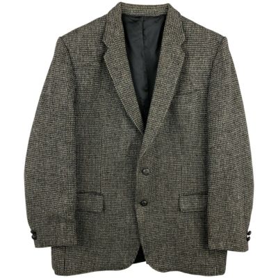 古着 ハリスツイード Harris Tweed ヘリンボーン ウールテーラード
