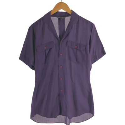 古着 CITY SILK ゼブラ柄 半袖 オープンカラー シルクシャツ レディースS相当 /eaa530247 古着 CITY SILK ゼブラ柄 半袖 オープンカラー シルクシャツ