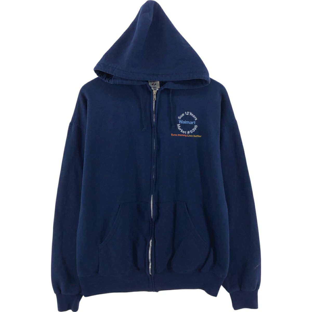 古着 ジャージーズ Jerzees バックプリント スウェットプルオーバー  