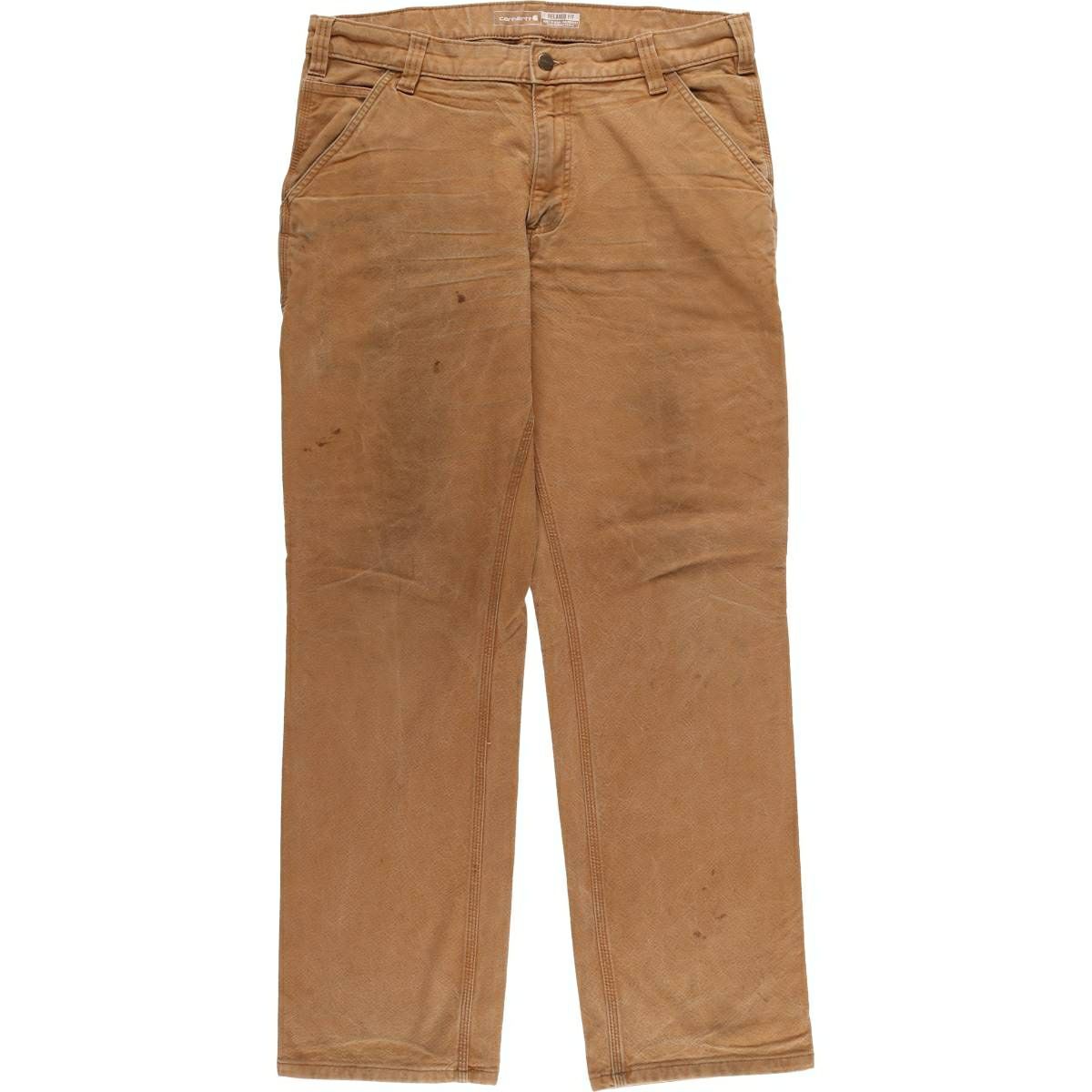 古着 カーハート Carhartt RELAXED FIT ダック カーゴワークパンツ