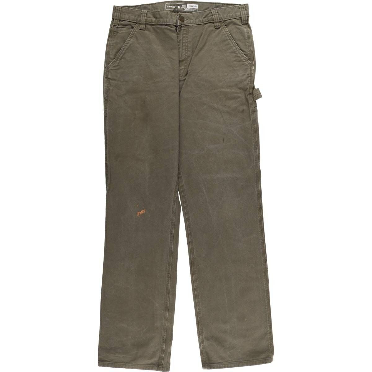古着 カーハート Carhartt RELAXED FIT ダック カーゴワークパンツ
