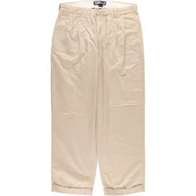 古着 ラルフローレン Ralph Lauren POLO by Ralph Lauren HAMMOND PANT ツータック チノパンツ メンズw35 /eaa440702 【中古】 【240705】 ss2503_30