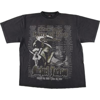 古着 00年代 DELTA MICHAEL JACKSON マイケルジャクソン 追悼 バンドTシャツ バンT メンズXXL /eaa438337  【中古】 【240503】 | 古着屋JAM（ジャム）