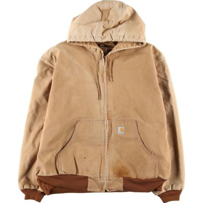 古着 カーハート Carhartt アクティブジャケット ダックフルジップ