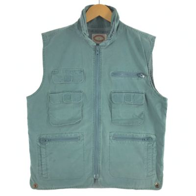 激レア80年代 Banana Republicハンティングベスト (メンズXL) 古着 80年代 バナナリパブリック BANANA REPUBLIC 旧タグ