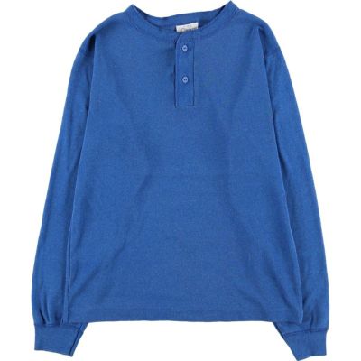 古着 ～90年代 SIGNAL ヘンリーネック サーマルロングTシャツ USA製